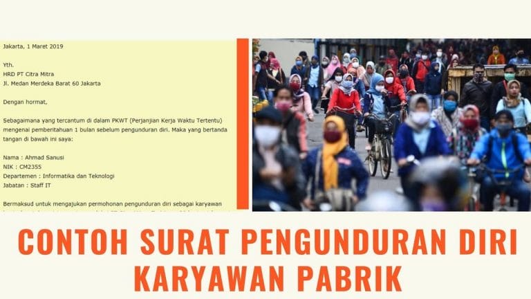 Gambar Surat Pengunduran Diri