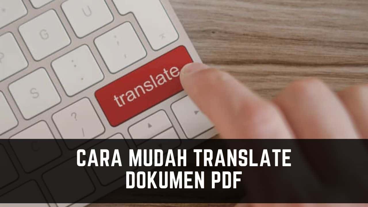 cara translate dokumen pdf