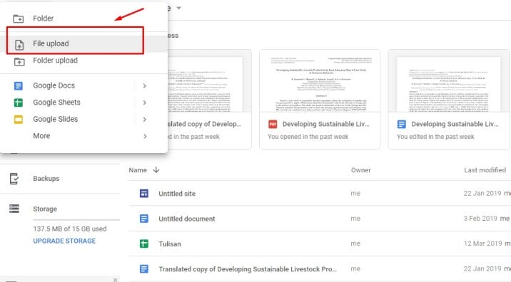 google-drive-translate-dokumen-pdf
