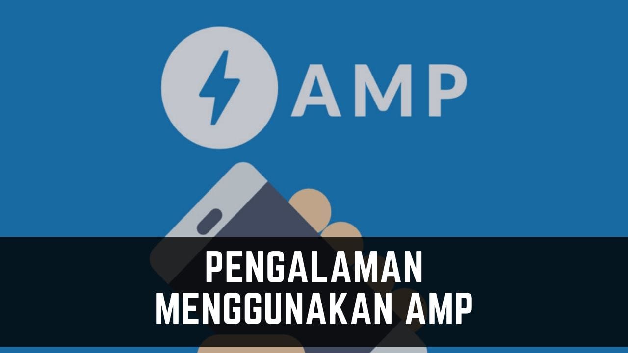 menggunakan blog amp