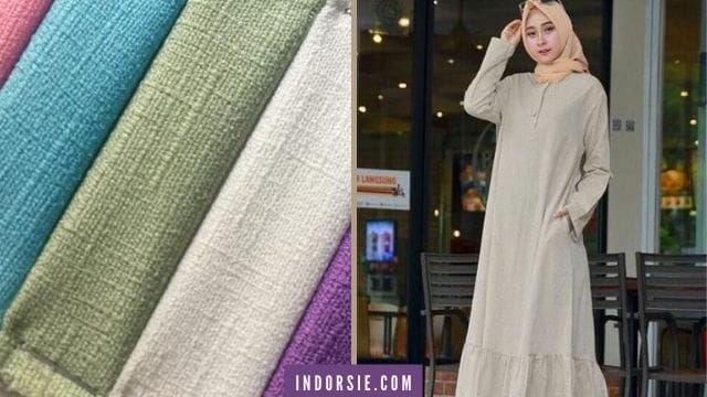 baju-gamis-kain-linen