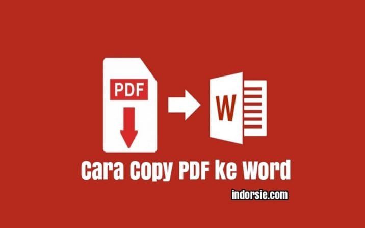 cara copy paste pdf ke word