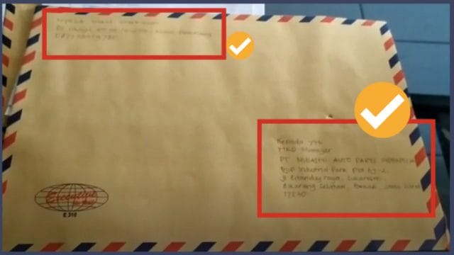 cara mengirim lamaran lewat pos