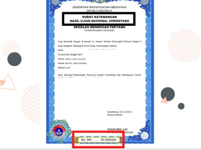 cara melihat SKHUN SMK