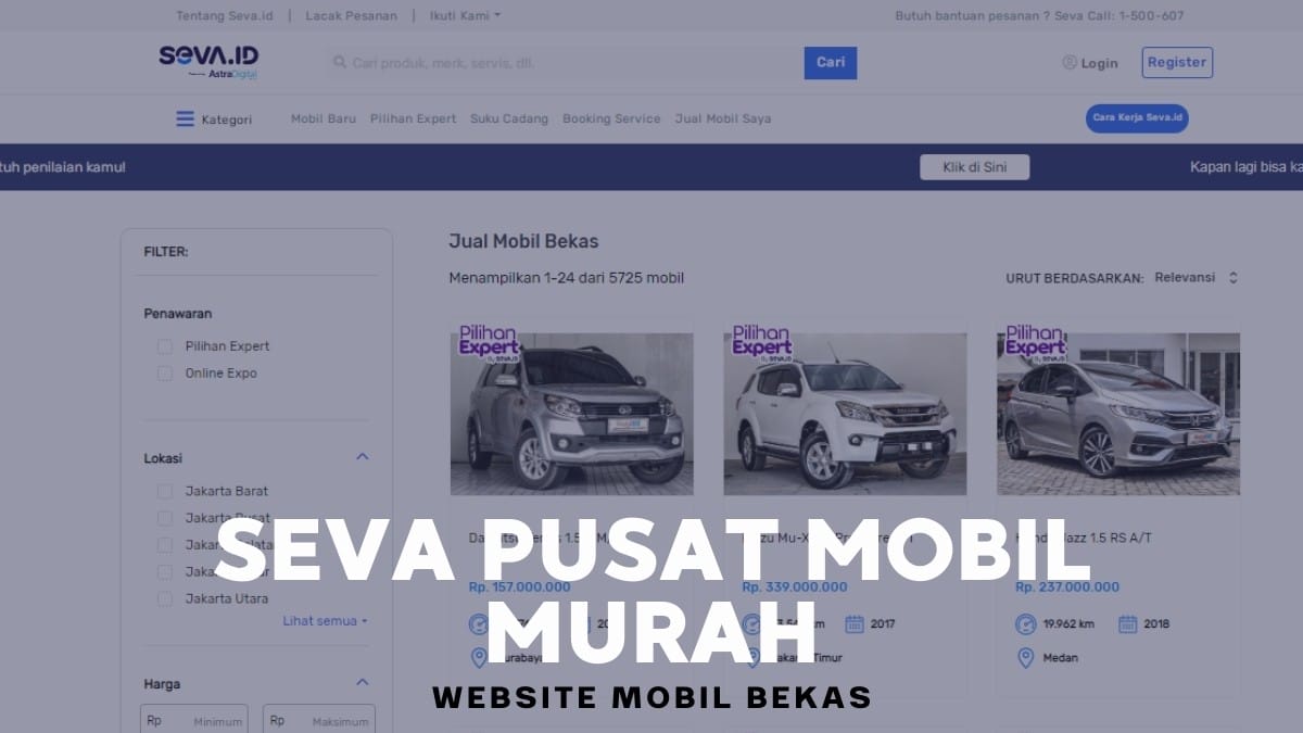 seva pusat mobil murah