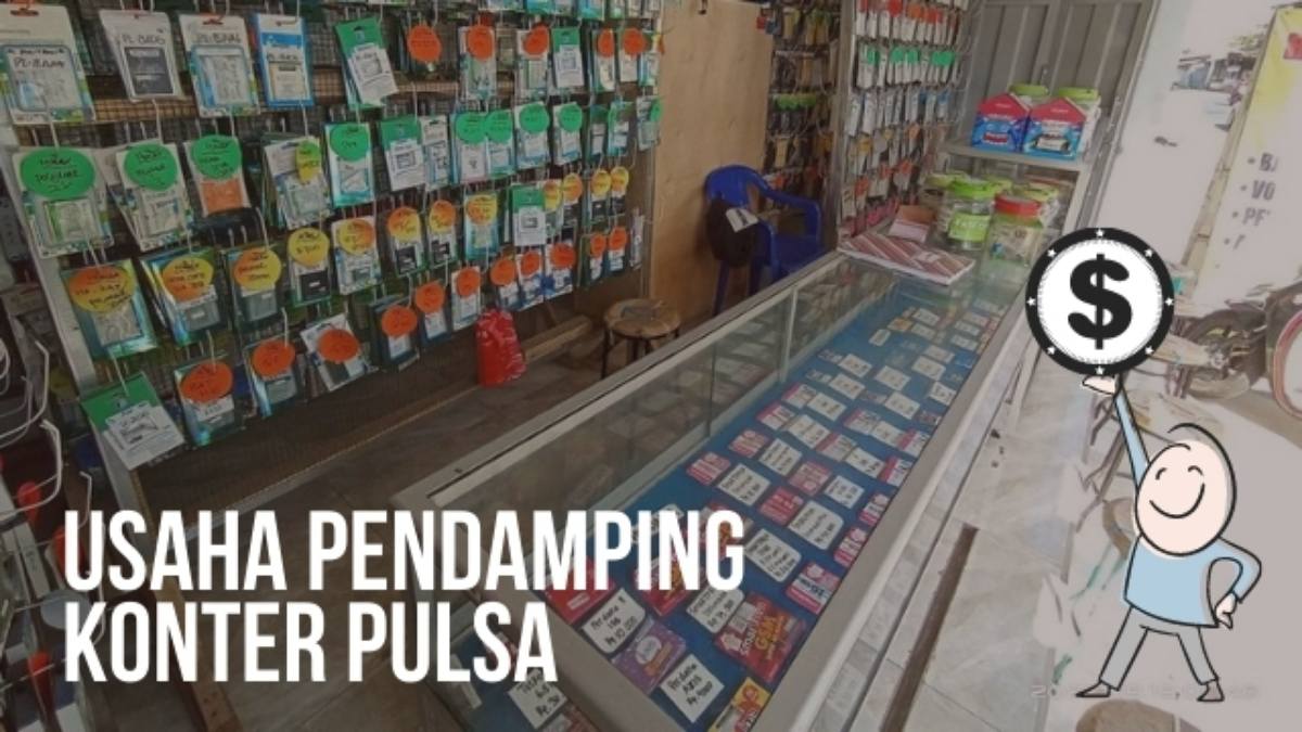 usaha pendamping konter pulsa