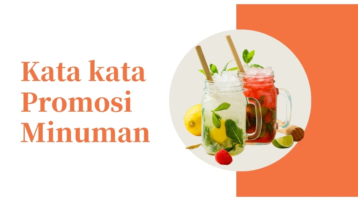 kata-kata promosi minuman