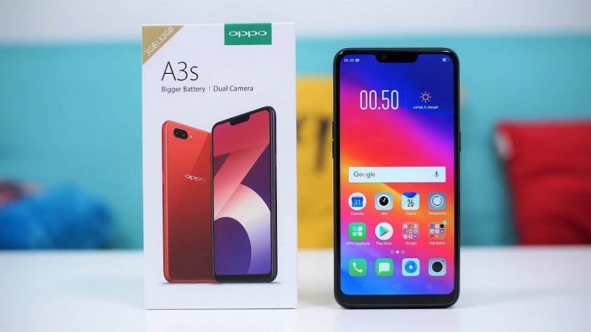 harga oppo a3s ram 3gb bekas