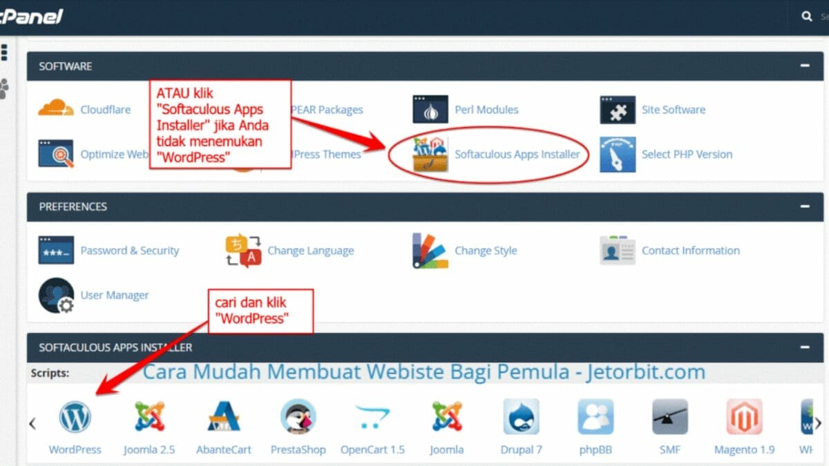 cara mudah membuat website bagi pemula