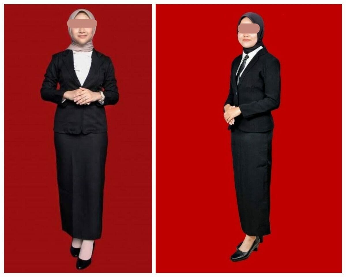 contoh foto formal full body lamaran kerja